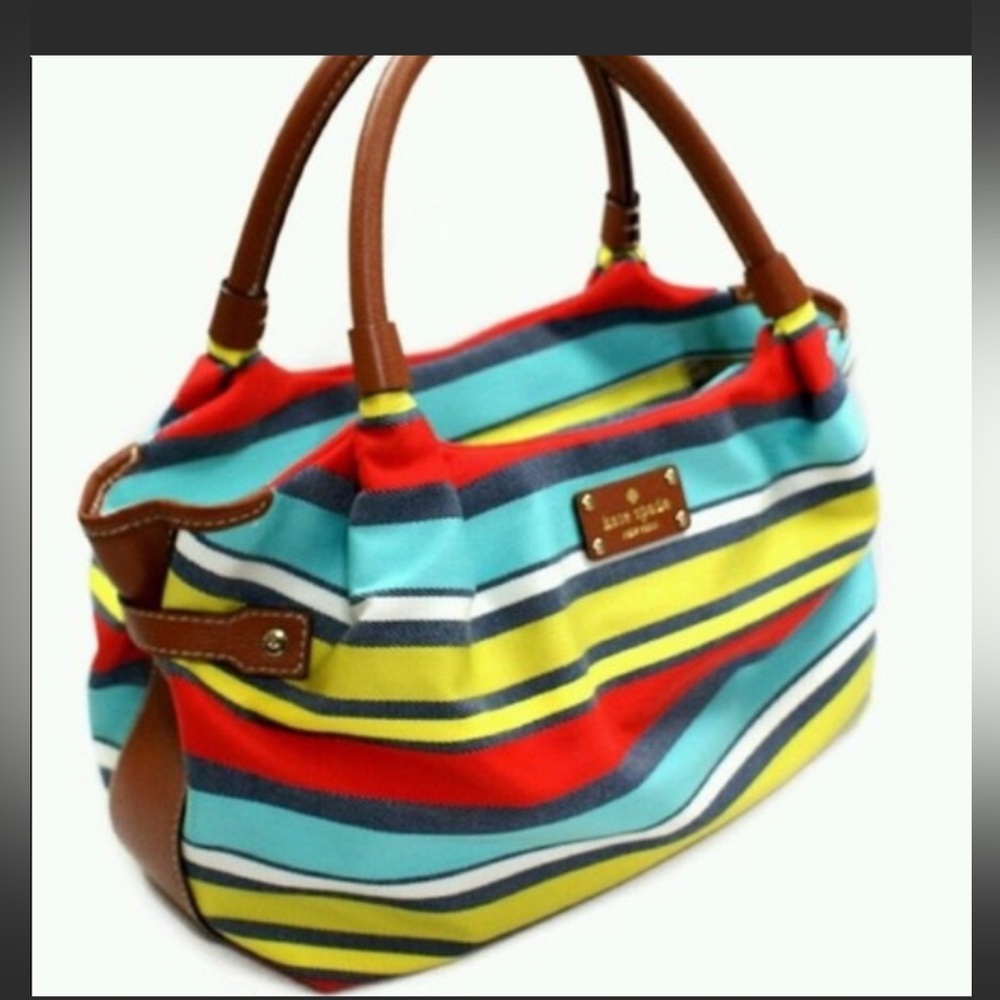 kate spade Key West multicolored striped shoulder bag satchel